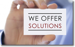 We offer solutions